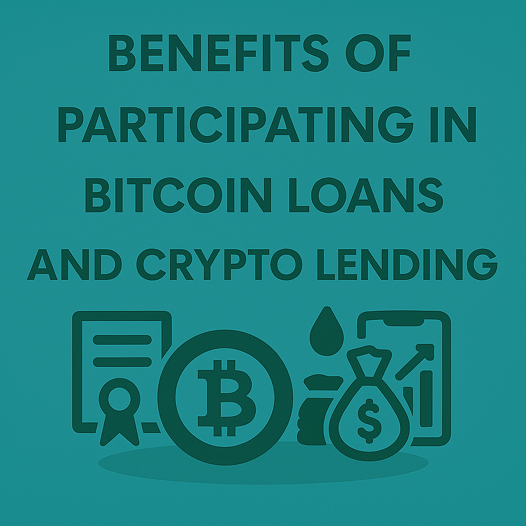 Benefits of Participating in Bitcoin Loans and Crypto Lending